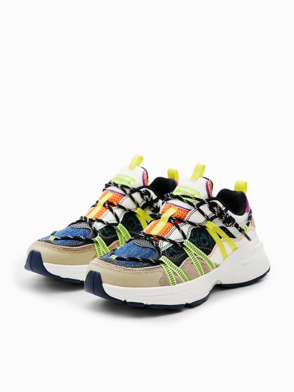 ☀️💛☀️ Desigual RUNNING SNEAKERS TREKKING SIZE 8 US/ 39 EUR.